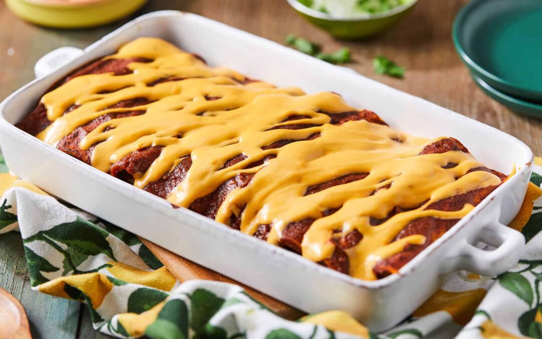 Cheesy Beef Enchiladas