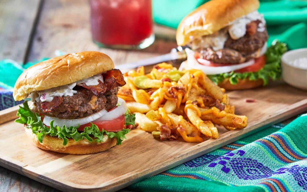 Stuffed Queso Burger
