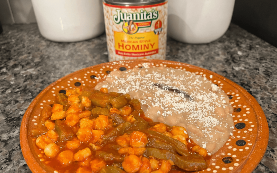Hominy & Nopales Chile Colorado