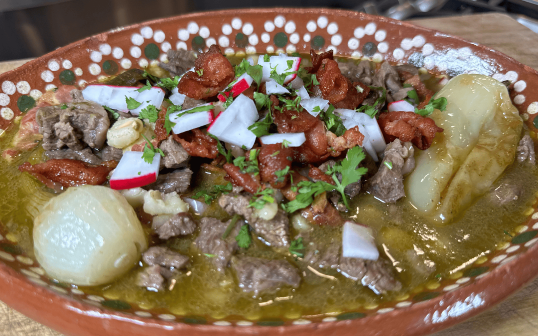 Hominy Carne en su Jugo