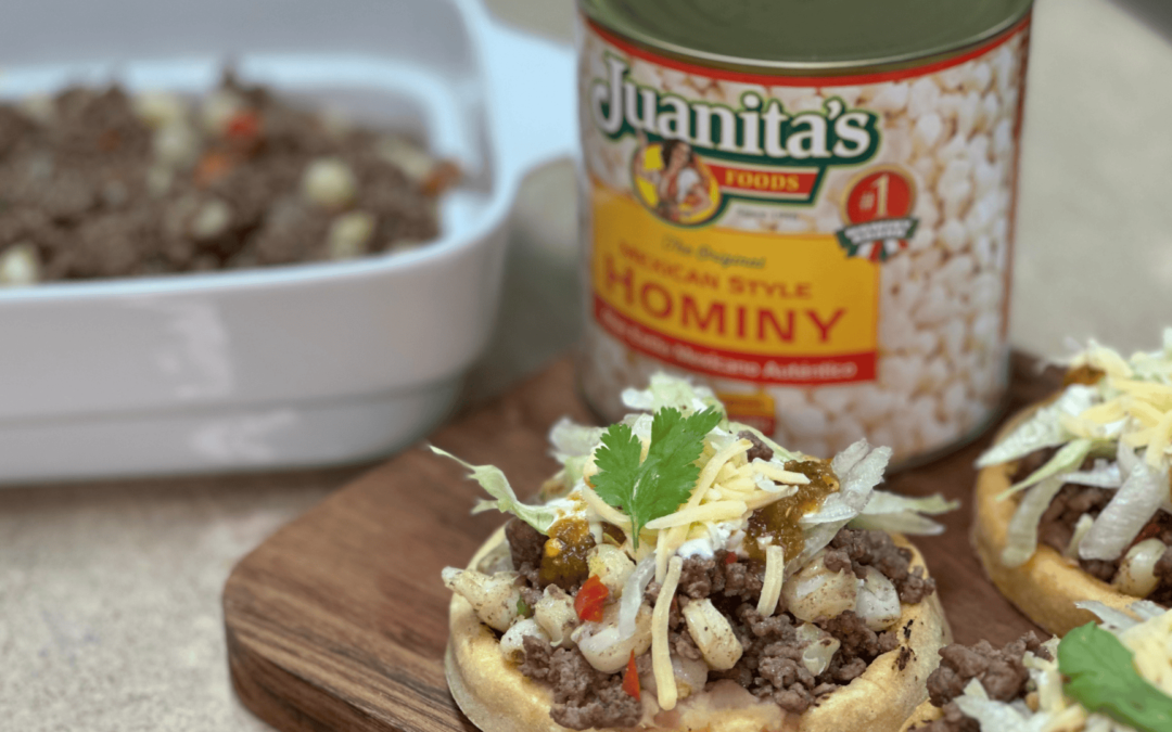Hominy & Beef Sopes