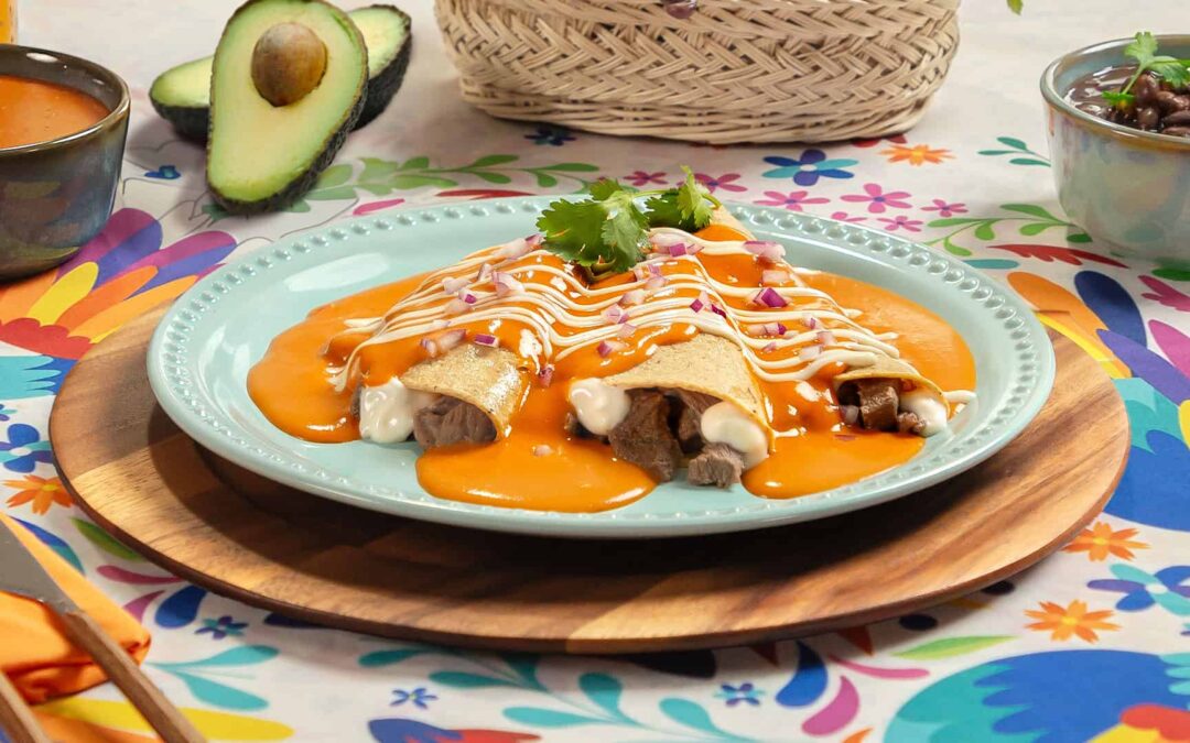 Cheese & Beef Enchiladas